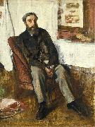 Edgar Degas Portrait d'homme oil painting on canvas